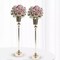 2 Pcs Gold Candelabra Candle Holder Centerpieces for Tables 5 Head Tall Candles